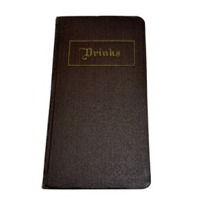 DRINKS by Jacques Straub Original 1914 Book Mixed Drinks Hotel Press, Bartending